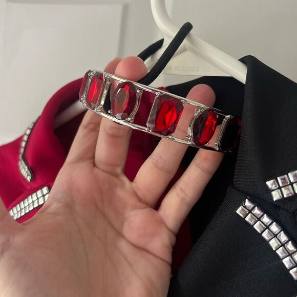 Weissman Two Tone Faux Jacket Biketard Costume Medium Child - Picture 4 of 8